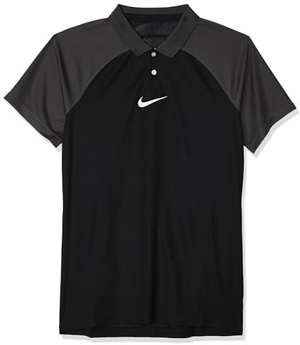NIKE DH9228-011 M NK DF ACDPR SS POLO K Polo shirt Men's BLACK/ANTHRACITE/WHITE Size M