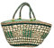 Becksöndergaard Haldora Basia Bag Bright Green/Grün - Beach Bag/Shopper/Strandtasche Damen aus Stroh verziert 26 x 60 cm - 2201412001-414