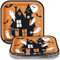 Unique 23395 Lot de 8 assiettes carrées en carton pour fête d'Halloween hantée Multicolore 23 cm