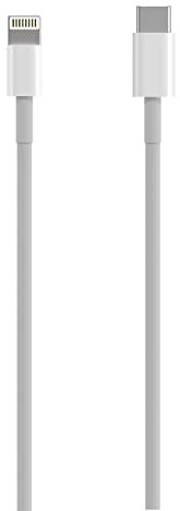 AISENS Câble Lightning vers USB-C USB 2.0, Lightning/M-USB-C/M - 0,5 m - Blanc