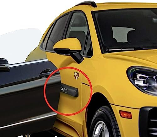 HRX Glass 2 x Car Door Protector - Soft Removable Magnetic - Dent, Scratch, Shock Protection - Black Foam - Door, Bumper