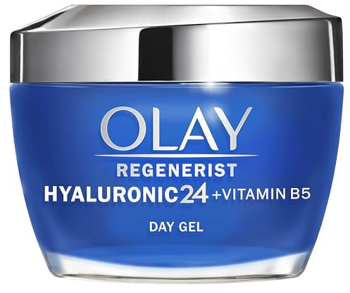 Hyaluronic 24 Vitamin B5 Feuchtigkeitscreme, Tagesgelcreme mit Hyaluronsäure, Vitamin B5 Niacinamid für glattere, gesünder aussehende Haut, 50 ml