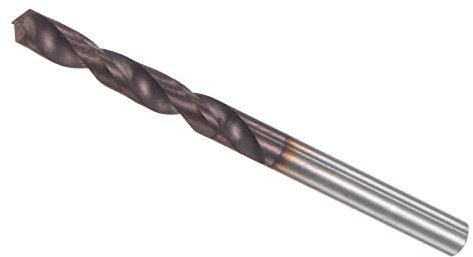 CoCud Solid Carbide Drill Bit, 2.8mm Diameter, AlTiSin Coated K45/P10 Tungsten Carbide Twist Drill Bits - (Applications: for Hardened Steel Stainless Steel Alloy), 1-Piece