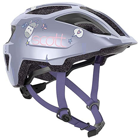 SCOTT Spunto Kids Kinder Fahrrad Helm Gr.46-52cm Happy lila 2025