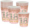 16Pcs Rose Gold Paper Cups for 18th Birthday Party - Disposable Tableware Decorations and Supplies for Her