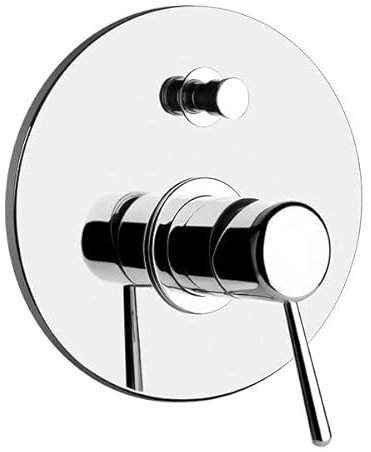 Gruppo vasca/doccia incasso Gessi Goccia per miscelatore da incasso, deviatore automatico 2 vie, prima uscita in alto, 44678, Colorazione: Bianco CN