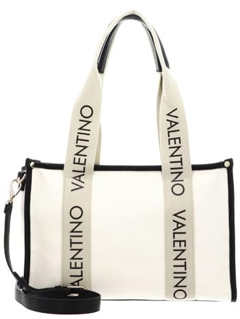Valentino Candle Shopping Bag Naturale/Nero
