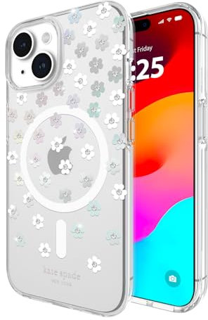 Kate Spade New York iPhone 15/14/13 Case, Compatible With MagSafe - Scattered Flowers
