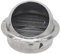 JSIXASO Grille d'évacuation en Acier Inoxydable 200mm avec Moustiquaire - Pour Systèmes de Ventilation, Couvercle de Conduit d'évacuation d'air HVAC (200mm)