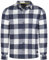 riverso RIVArne Chemise en flanelle à manches longues pour homme Coupe droite 100 % coton Gris Marron Jaune Rouge Vert Tailles S M L XL XXL 3XL 4XL 5XL, Bleu marine-blanc, XXL
