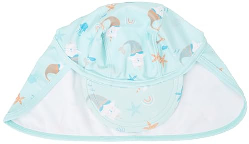 Playshoes Unisex Kinder UV-Schutz Mütze Badekappe Kopfbedeckung, Einhornmeerkatze, 49cm