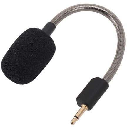 VBESTLIFE Mikrofon-Ersatz für Razer BlackShark V2/V2 Pro, Gaming-Headset, 3,5 Mm Abnehmbares Boom-Mikrofon mit Geräuschunterdrückung und Schaumstoff