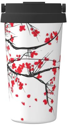 Tasse à café de voyage japonaise avec couvercle coulissant | Tasse à café de voyage en acier inoxydable anti-déversement de 590 ml avec couvercle