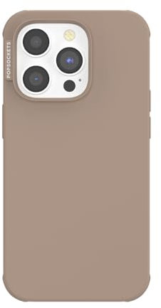 PopSockets iPhone 14 Pro Case with MagSafe, Phone Case for iPhone 14 Pro, Grip Sold Separately, Wireless Charging Compatible - Latte