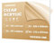 Langaelex Metacrilato Transparente A4 (210 x 297 mm), 3 mm Plexiglás Acrilico Placa para Corte por Láser, Letrero de Bienvenida a Bodas, Reemplazo de Vidrio
