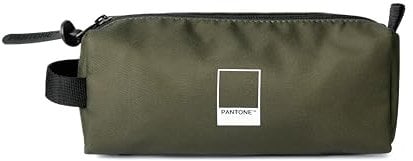 PANTONE Urban - Astuccio Scuola Ufficio Lavoro Portaoggetti 20,5x7,5x6 Poliestere, Astuccio Bambina Bambino, Ragazzi e Adulti Porta Oggetti Portapenne, Porta Cancelleria e Cartoleria, Astucci con Zip