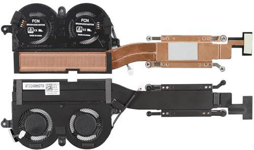 YAEHUYING New CPU Cooling Fan with Heatsink Replacement for Dell XPS 13 9305 Series 0V7PMV V7PMV AT31X006DT0 5V 0.5A