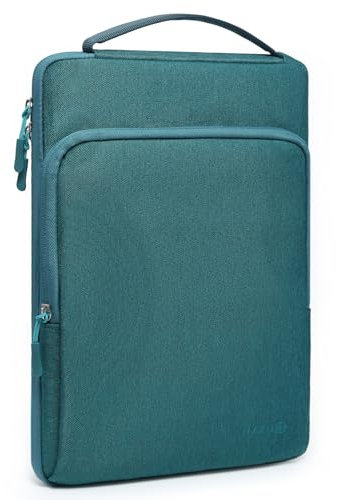 HYZUO 14-15 Pollici Borsa Laptop per MacBook Air 15 M4 M3 M2, MacBook Pro 15, XPS 15 Plus, 15 Surface Laptop, Custodia per Notebook per 14 Dell HP Lenovo ThinkPad Asus Acer Huawei, Verde Scuro