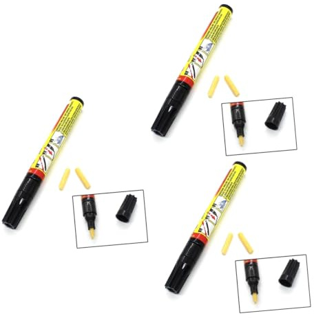 SOLUSTRE 3stücke Car Auto Motorcycle Lackstift Transparent Kratzer Reparatur Stift Für Auto Und Wasserfest Geruchlos