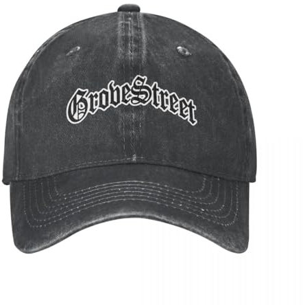 Bedruckte Kappe Classic Grove Street Logo Baseballkappe für Männer Frauen Distressed Washed Kopfbedeckung GTA San Andreas Outdoor-Aktivitäten Caps Hut Geschenk