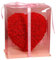 NASSMOSSE Forever Flowers, 10,6 Zoll erhaltene Rosen in Einer Schachtel, herzförmige ewige Blume für den Valentinstag, Hochzeit, Muttertag, Jubiläumsstil 1