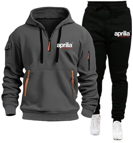 HYFZXWX Männer/Frauen Apri-Lia Baumwolle Hoodie Sweatshirt Hosenanzug klassische Sportbekleidung lässige Joggingkleidung sportanzug/a6/L