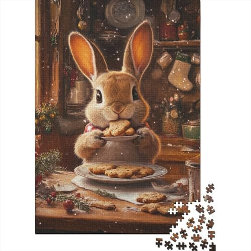 Niedlicher Osterhase, 1000 Puzzles für Erwachsene, Dekompressionsspielzeug, Denksportaufgaben für Frauen und Männer, 1000 Teile (75 x 50 cm)
