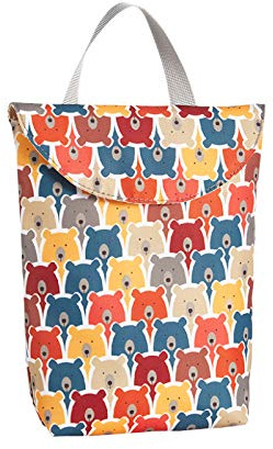 Kznifmk Multifunctional Baby Diaper Bags Reusable Waterproof Diaper Organizer Portable Travel Nappy Bag Mummy Storage Color D