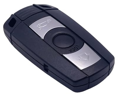 Giano Tech - Guscio Chiave Telecomando lama 3 tasti chiave auto compatibile con BMW serie 1 3 5 x1 x3 E60 E70 E71 E72 E82 E87 E88 E89 E90 E91 E92 X5 X6