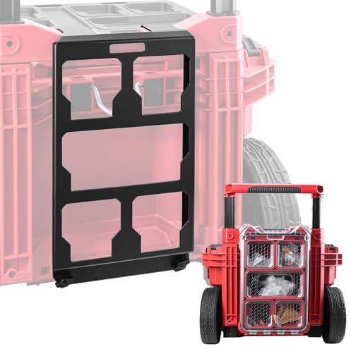 Packout Mounting Plate Compatible with Milwaukee 48-22-8427 Toolbox, Attaches to Rolling Toolbox Handle, Organizer Storage Bracket for Packout Toolbox System