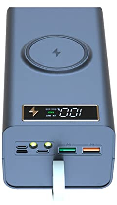 Nihcora 21X18650 Scatola di Immagazzinaggio della Batteria LED Light PD Quick QC3.0 Charge 18650 Battery Power Bank Case Shell 15W Wireless Charging A