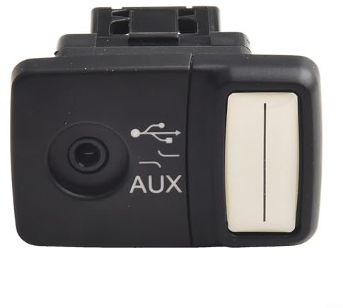 Zoegneer Modulo USB Media Player AUX Port Nero ABS Ricambio per Fiat 500 500C Panda Punto Grande Punto Linea Modelli OEM 735547937 Facile da Installare Resistente all'usura Non Deformazione