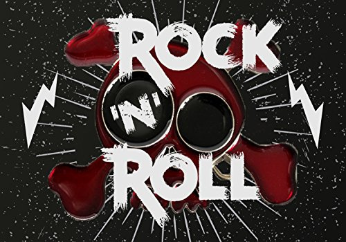 Oedim Flagge Rock and Roll 100 x 70 cm | verstärkten und mit Biese | Vorderseite Bedruckt