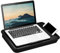 LAPGEAR Sidekick Lap Desk with Device Ledge and Phone Holder - Black - Fits up to 15.6 Inch Laptops - Style No. 44218