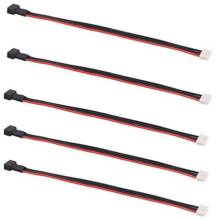 OliRC 5 St. JST-XH 3S 20 cm 22awg Lipo Balance Draht Verlängerungs Silikon Kabel Führen für RC Batterie ladegerät (C133-5)