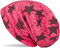 styleBREAKER Unisex Stoff Beanie Mütze mit Sterne Splat Style Print, Leichte Longbeanie mit Farbspitzer Muster 04024185, Farbe:Koralle meliert