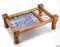 Handmade Decorative Wooden Cot Tray for Snacks & Drinks – Traditional Indian Serving Tray with Jute Weaving – Durable Hardwood Food Platter – 14 x 9 x 5 – Perfect for Parties & Home Decor
