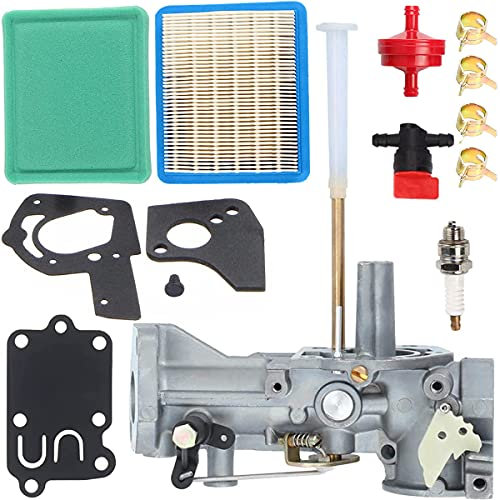 ZAMDOE 498298 Vergaser für Briggs & Stratton 498298 692784 495951 492611 495426 490533 112202 112212 112231 112232 5PS Motoren, mit Dichtungen Luftfilter Zündkerze