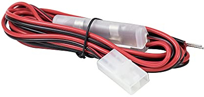 Cable de alimentación PNI con Fusible 3A y Conector para CB Radio PNI HP 8000L, 8001L, 8024, 9001 Pro, 9700, Longitud 2 Metros