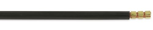 Verdrahtungsbrücke, 6mm², 265mm, 2 Aderendhülsen, schwarz