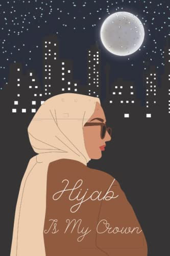 Hijab Is My Crown: Dot grid paper composition notebook or journal, Dot grid Notebook,120 Pages for Kids ,Teens ,Student and Adults