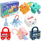 GKDOMS Kleinkind Montessori Pädagogische Lernaktivitäten Spielzeugauto Sensorisch Busy Board Vorschule Feinmotorik Sortieren & Matching Geschicklichkeitsspiele Geschenke für Baby 9 12 18 24 Monate