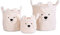 Childhome Teddy Aufbewahrungskörbe Set Weiss