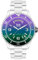 Ice-Watch - ICE clear sunset Purple green - Mehrfarbige Damenuhr mit Plastikarmband - 021433 (Medium)