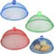 Srcasy 3 Stück Fliegenhaube, Netz Abdeckung für Lebensmittel, Lebensmittelabdeckung Freien, Edelstahl Fliegenhaube,Abdeckung für Lebensmittel,Für Partys Im Freien, Camping,Picknicks Oder Bowls