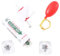 Facynde Streich-Set - Halloween Pranks Pack Water Spray Ring, Piercing Nails, Ice Flys - Überraschende Streich-Gag-Geschenke, Gastgeschenke