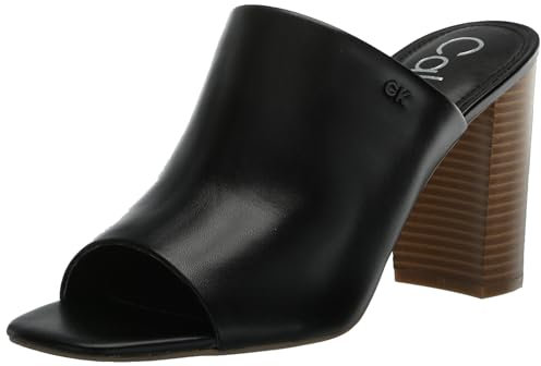 Calvin Klein Damen Jotie Sandale mit Absatz, Schwarz 004, 39 EU