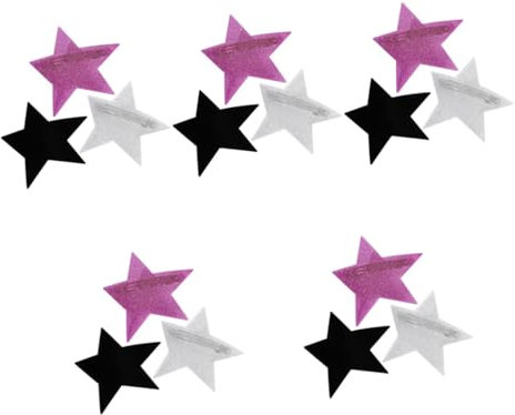 minkissy 15pezzi Star Hair Clips Per Donne e Ragazze Eleganti Mollette Forma Di Stella Con Glitter Accessori Per Per Stili Di Moda e Decorazione