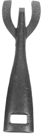 Toddmomy Cast Iron Teppanyaki Clip for Steal Plate Fork BBQ Accessories for Roasting and Grilling Cookware Holder Tool