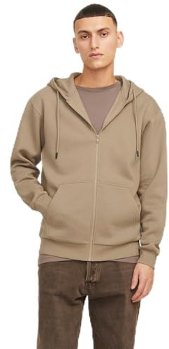 Jack & Jones Sweat à Capuche zippé Jjebradley Noos pour Homme, Coriandre, XXL, Coriandre, XXL